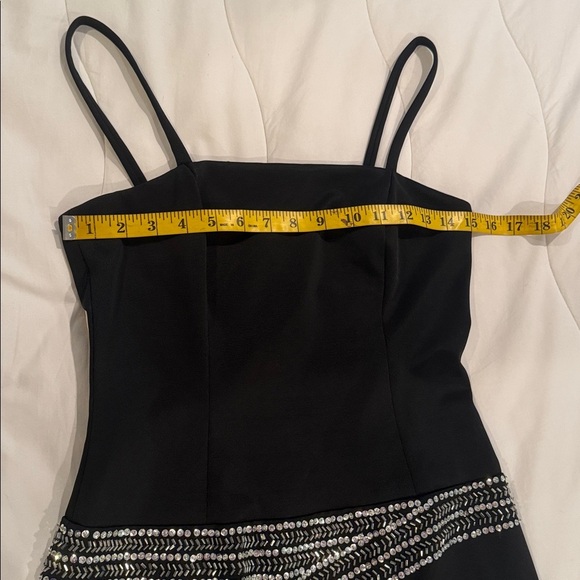 Basix ll black dress with silver beads - Picture 5 of 9